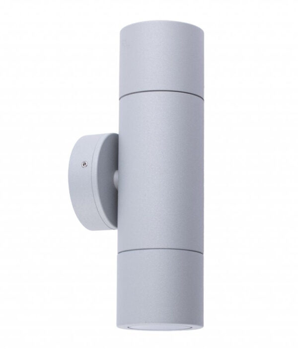 CLA GU10 Exterior Wall Pillar Lights (Matt Grey) IP65