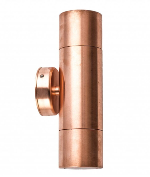 CLA GU10 Exterior Wall Pillar Lights (Copper) IP65