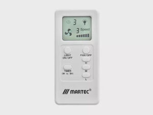 Martec Premium Slimline LCD Ceiling Fan AC Remote Control MPLCDS
