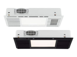 Mercator Mercury 3 in 1 Bathroom PTC Heater, Exhaust Fan and LED Light (BH212ESW)