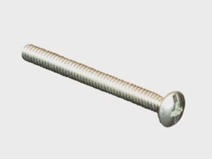 Pozi Round Head Metal Thread Zinc Screw Bag of 100