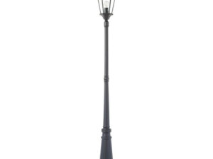 Mercator Yarra 1 Light Post and Post Top (MX7391P-BLK)