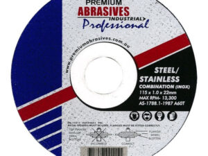 Premium Abrasives Cutting Wheel Ultra Thin 115 x 1mm x 22mm Bore