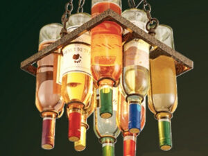 Wine Bottle Pendant Small (QL-3035)