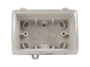 Weatherproof GPO Enclosure with Clear Lid
