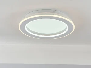 PHL Athens Round Tri Colour Oyster Ceiling Light