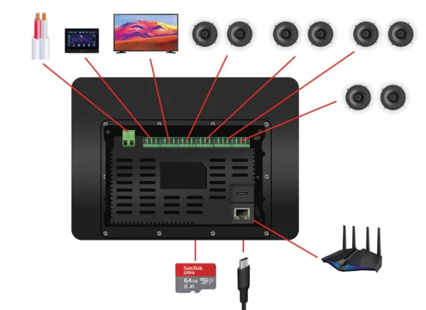 10" Touchscreen Wall Amplifier - Image 5